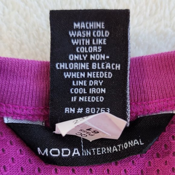 Tube Top NWOT Moda International Fuchsia Halter Tank | Women's Small - Picture 9 of 13